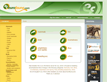 Tablet Screenshot of eurofauna.com